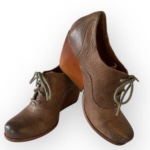 Kork-Ease Chianne Meteora Wedge Oxford Size 6.5  37